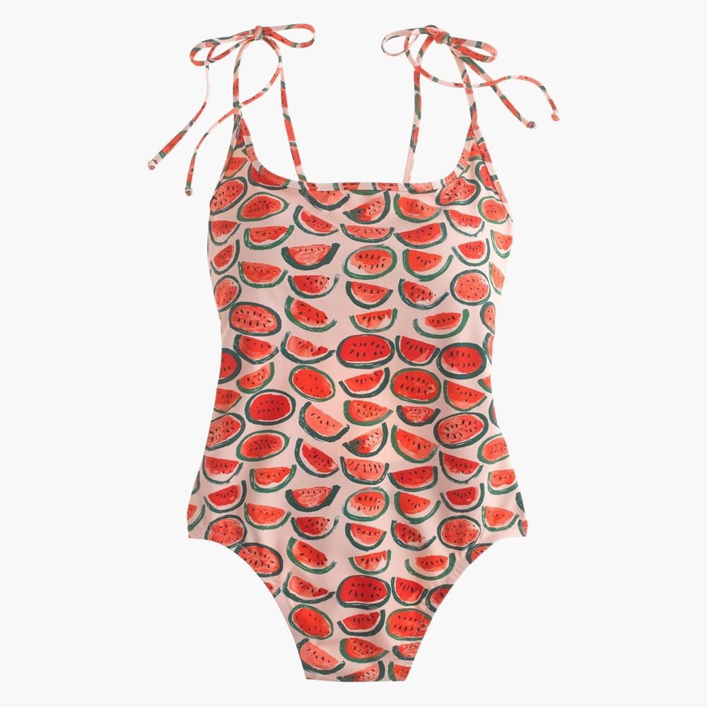 JCrew One Piece Swimsuit in Watermelon Print